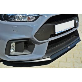 Накладка сплиттер на передний бампер на Ford Focus III RS рестайл